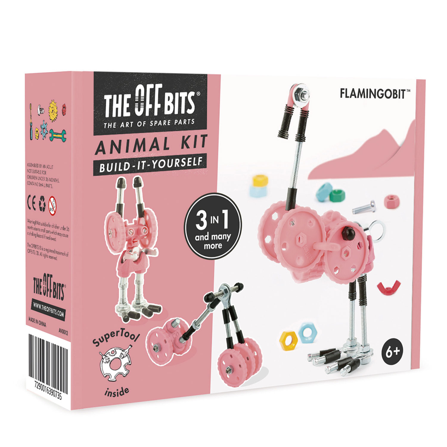 THE OFF BITS FlamingoBit model kit with Super Tool (Restposten)