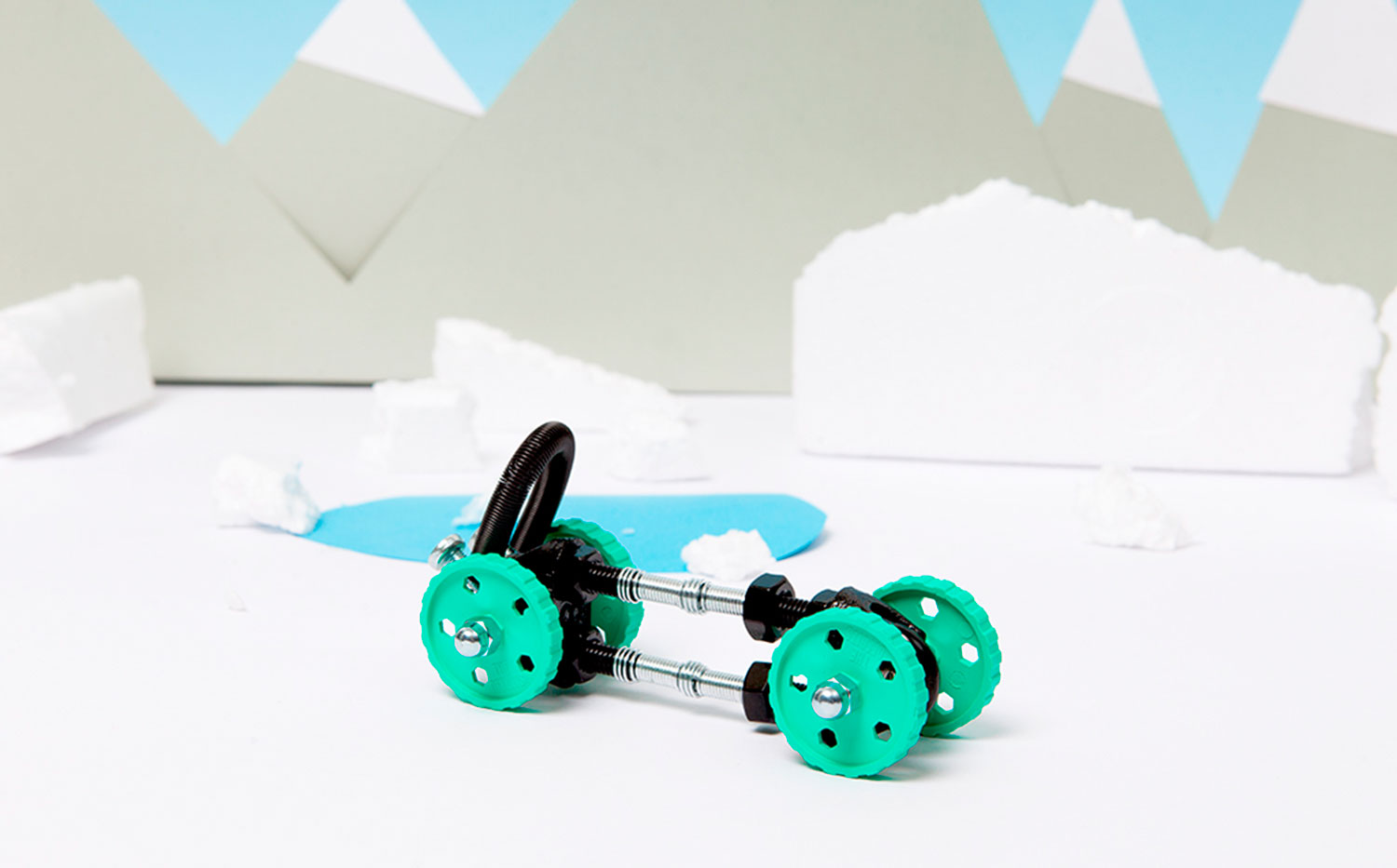 THE OFF BITS Vehicle Kit - Green Car - BuggyBit (Restposten)