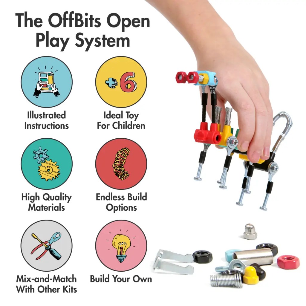 THE OFF BITS Jumbo Kit, suitcase pack more than 200 parts (Restposten)