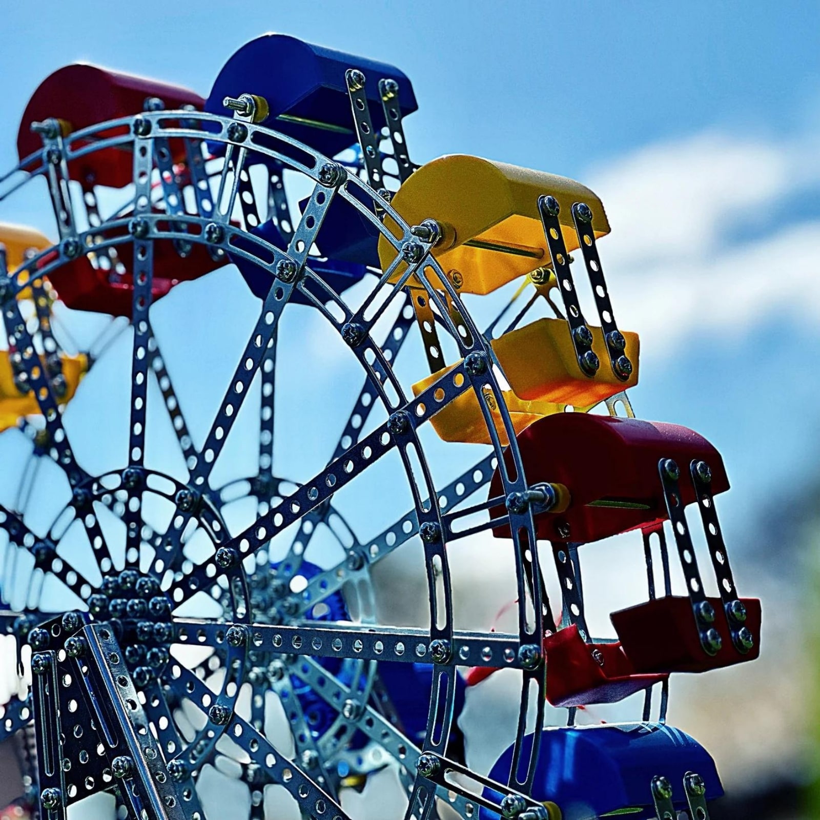 Eitech Metallbaukasten Riesenrad mit Getriebemotor