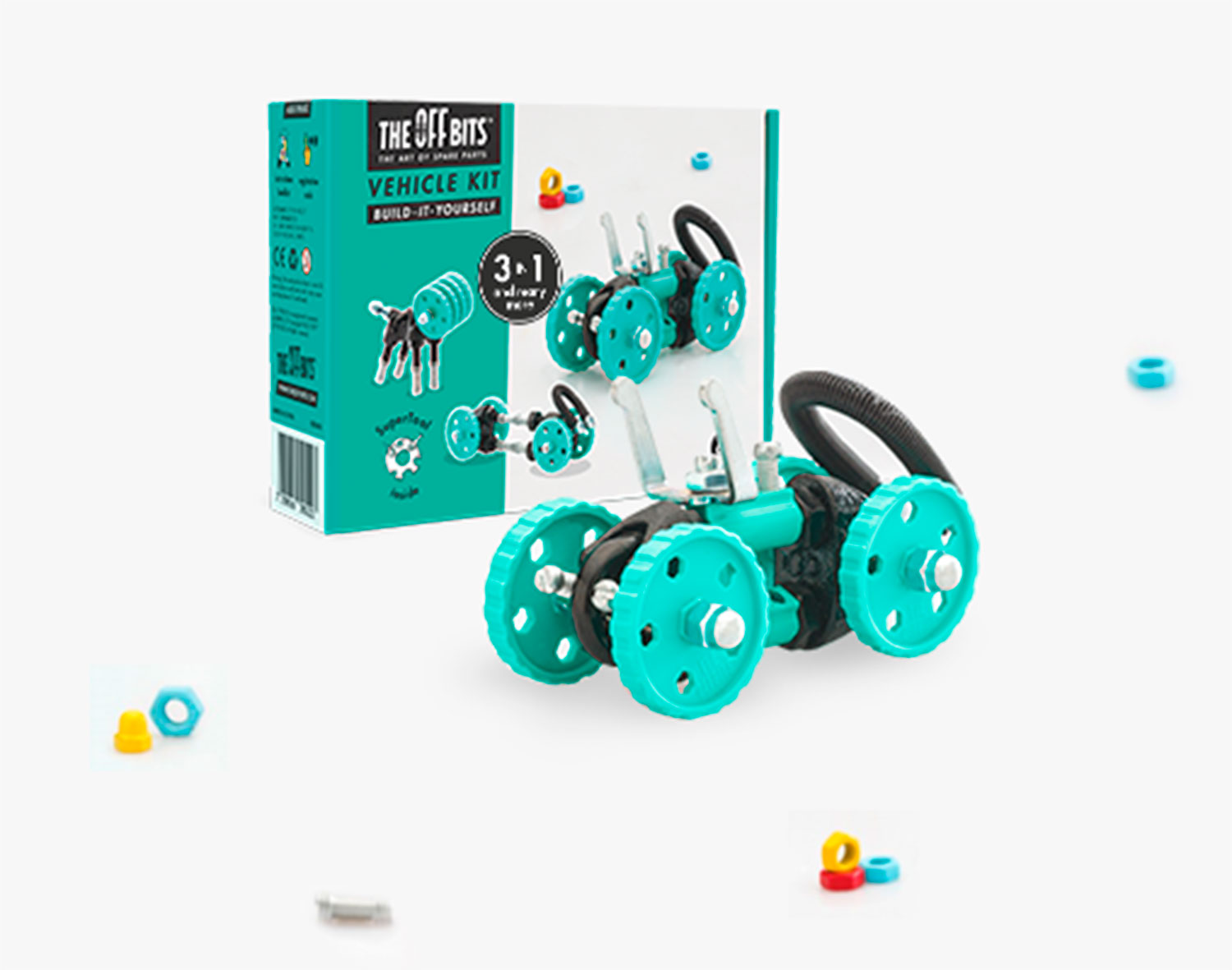 THE OFF BITS Vehicle Kit - Green Car - BuggyBit (Restposten)