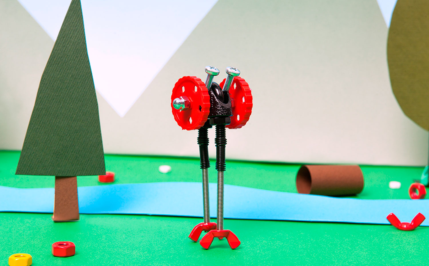 THE OFF BITS Vehicle Kit - Red Car - FormulaBit