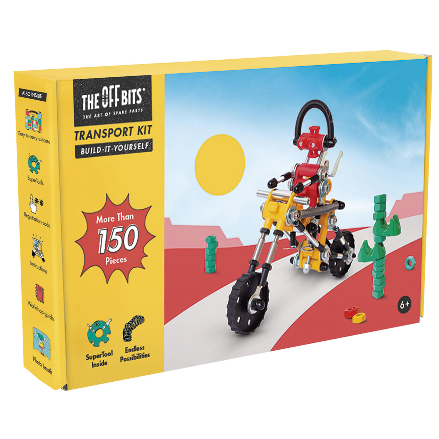 THE OFF BITS RiderBit, Biker, more than 150 parts (Restposten)