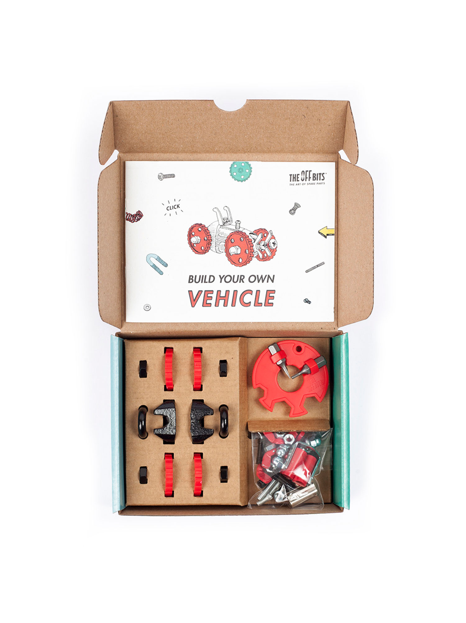 THE OFF BITS Vehicle Kit - Red Car - FormulaBit (Restposten)