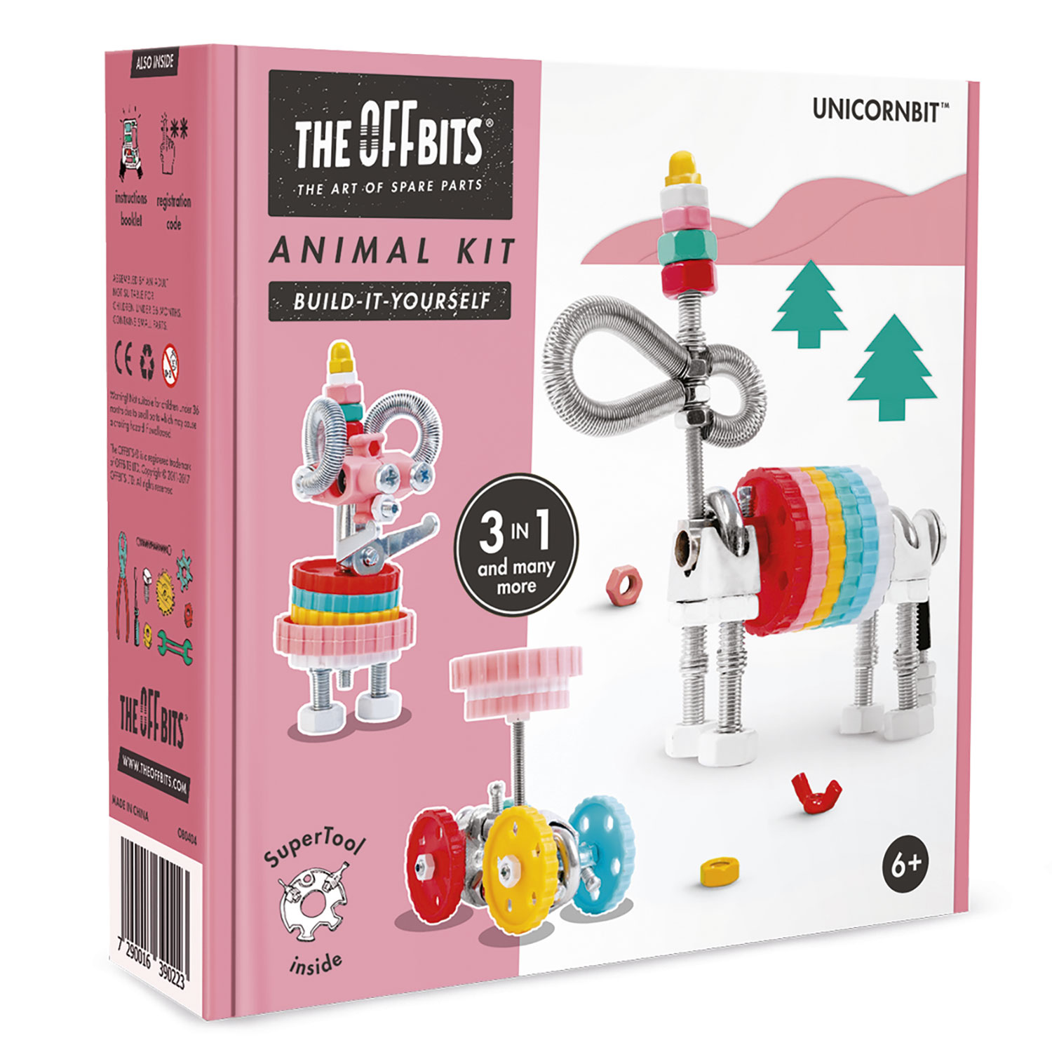 THE OFF BITS Unicorn Bit, model kit 3-in-1 w/SuperTool (Restposten)