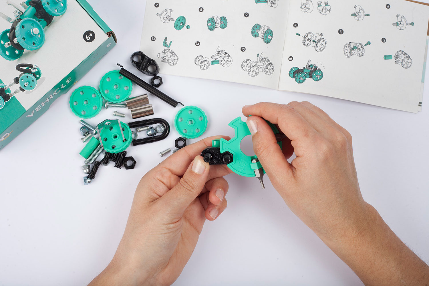 THE OFF BITS Vehicle Kit - Green Car - BuggyBit