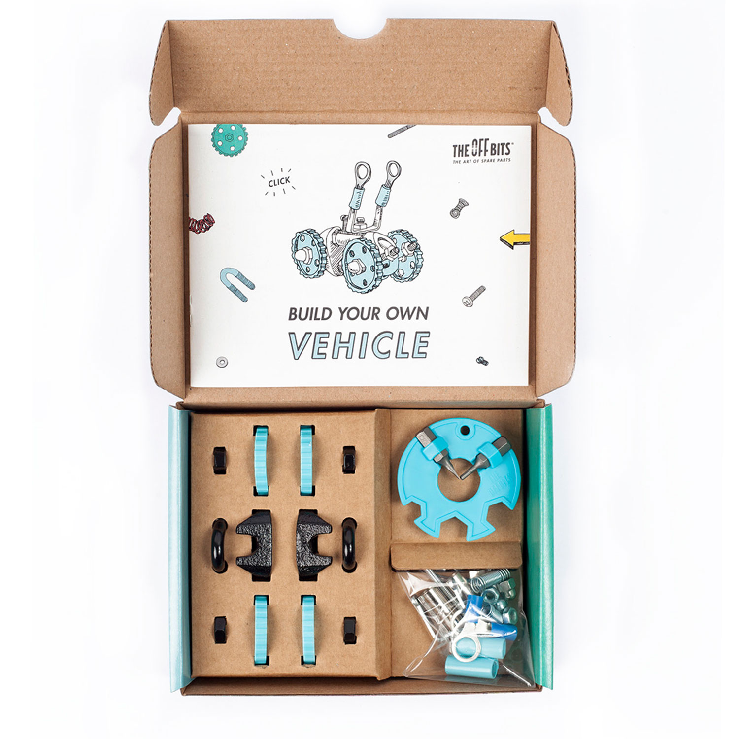 THE OFF BITS Vehicle Kit - Blue Car - GearBit